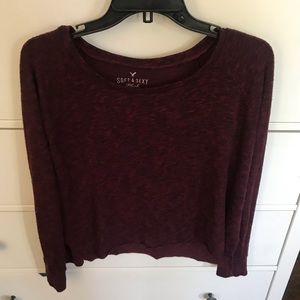 American Eagle Maroon Sweater